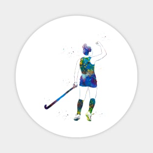 Field Hockey Player Girl Magnet